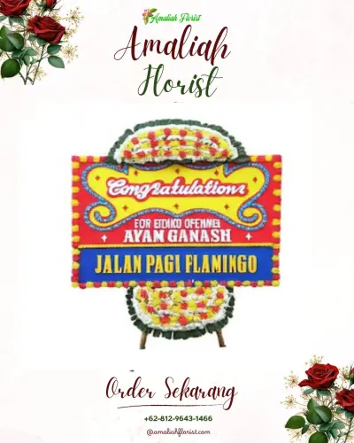 Bunga Papan Congratulation di Grand Metropolitan Bekasi Function Hall