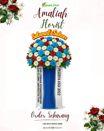 Standing Flower di Grand Metropolitan Bekasi Function Hall